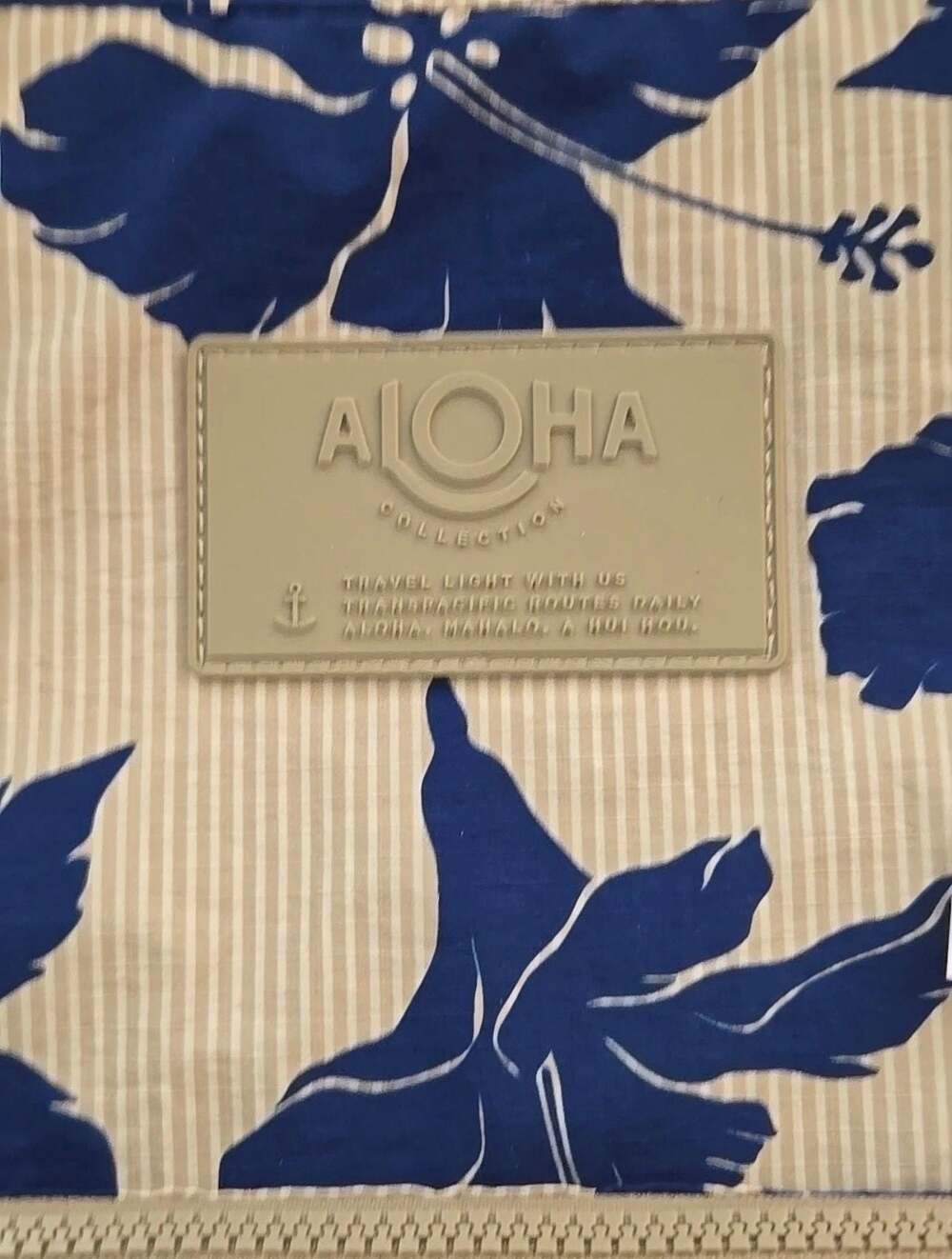 ALOHA Collection Le Bébé Diaper Bag in Salina Tiny Stripe Navy - Picture 7 of 7